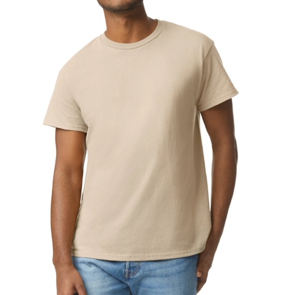 Gildan Tan Short Sleeve Tee - Picture 2 of 2